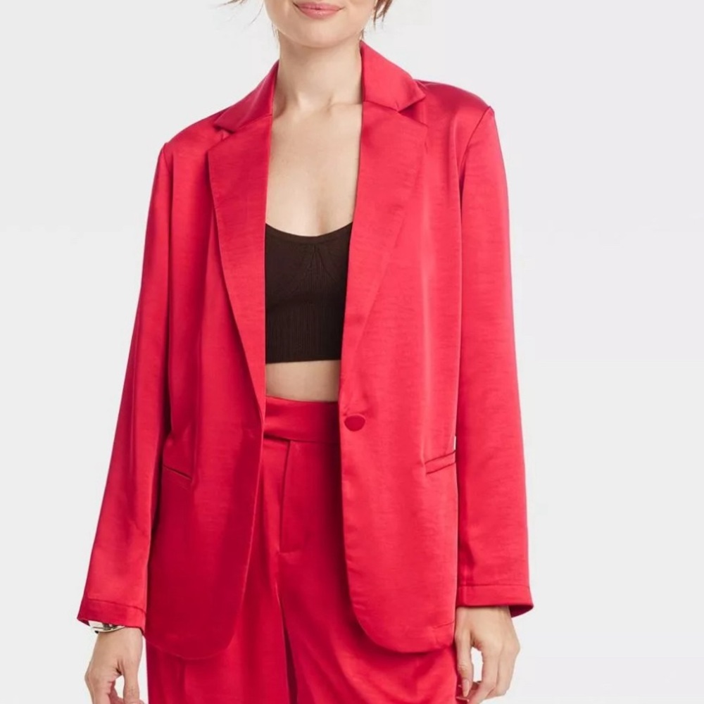 A New Day Satin Blazer